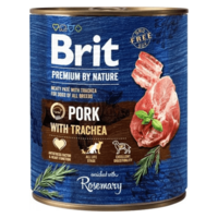 Brit Premium by Nature Adult Pork with Trachea konzerv – 400 g