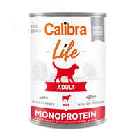 Calibra Dog Life Adult Beef with carrots konzerv 400g