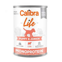 Calibra Dog Life Puppy & Junior Lamb & rice konzerv 400g
