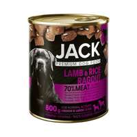 Jack kutya konzerv ragu bárány-rizs 800g