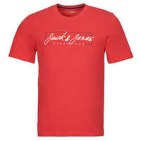 Jack &amp; Jones Jack & Jones Rövid ujjú pólók JJZURI TEE SS CREW NECK Piros EU L