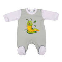 Asti Vékony, pamut rugdalózó Hernyós mintával