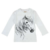 Asti Lovas mintás hosszú ujjú lányka póló