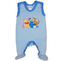 Asti Belül bolyhos ujjatlan rugdalózó Micimackó mintával