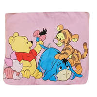 AB ABR pamut gumis lepedő - Rózsa - Micimackó és barátai (60x120-70x140 cm)