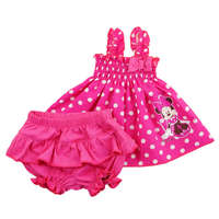 Asti 2 részes kislány nyári szett rövidnadrággal, tunikával Minnie egér mintával