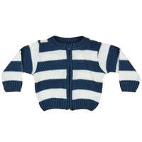 Asti Fiú-Lány csíkos| cipzáras kötött kardigán