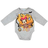 Asti Disney Minnie halloween hosszú ujjú baba body szürke