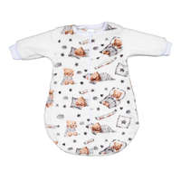 Asti Hosszú ujjú wellsoft hálózsák Macis mintával 3,5 TOG