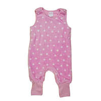 AB AB Ujjatlan plüss tipegő hálózsák - Rózsaszín - Fehér szívecskék (74)