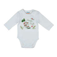 Asti ABR Disney Mickey és Minnie vintage karácsonyi hosszú ujjú baba body - Fehér - 74