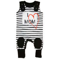 Asti "I LOVE MY MOM" feliratos ujjatlan rugdalózó 2:1 méret