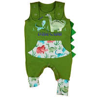 Asti Ujjatlan kisfiú rugdalózó 2:1-ben méret dinó mintával