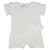 Asti Rövid ujjú pamut krepp kislány baba napozó