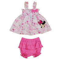 Asti 2 részes kislány nyári szett rövidnadrággal, tunikával Minnie egér mintával