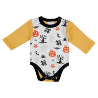 Asti Halloween mintás hosszú ujjú baba body