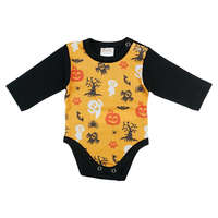 Asti Halloween mintás hosszú ujjú baba body