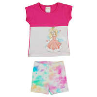 Asti Két részes kislány szett hercegnős mintával