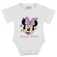 Asti Rövid ujjú kislány baba body Minnie egér mintával