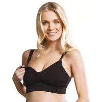 Carriwell Carriwell Gélmerevítős varrás nélküli szoptatós melltartó (XL méret) - Fekete