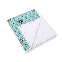 BabyLion Prémium BabyLion Prémium pom-pom takaró Minky - Menta erdő