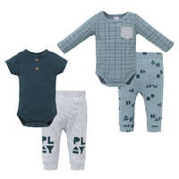Foxy Baby Foxy Baby Pamut Rövid és hosszú ujjú body + nadrág szett (74) - Play