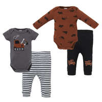 Foxy Baby Foxy Baby Pamut Rövid és hosszú ujjú body + nadrág szett (68) - Markolók