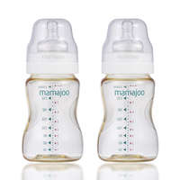 Mamajoo Mamajoo BPA mentes PES Cumisüveg - 2 db - 250 ml - arany