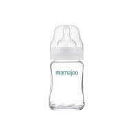 Mamajoo Mamajoo BPA mentes cumisüveg - 180 ml - üveg