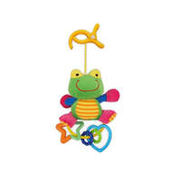 BABY MIX Baby Mix plüss játék csörgővel Béka