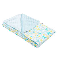 NEW BABY Gyermek pléd Minky New Baby kék 80x102 cm
