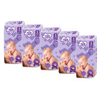 NEW LOVE MEGAPACK Gyermek eldobható pelenka New Love Premium comfort 3 MIDI 4-9 kg 5x48 db
