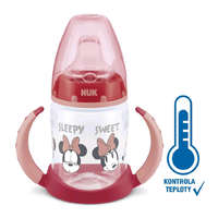 NUK Baba tanuló itatópohár NUK Disney Mickey hőmérséklet jelzővel 150 ml piros