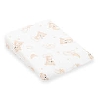 NEW BABY Baba párna huzat- ék alakú New Baby BASIC fehér 30x37 cm bear beige