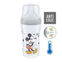 NUK Baba cumisüveg NUK Perfect Match MICKEY Temperature Control 260 ml grey
