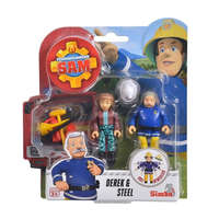 Simba Toys Sam a Tűzoltó figura szett III.széria - Derek és Steele