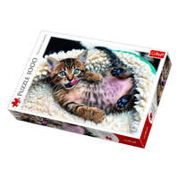Trefl Boldog kölyök cica - puzzle 1000 db-os Trefl