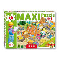 D-Toys &amp; Games Maxi 16 db-os gyerek puzzle - építkezés