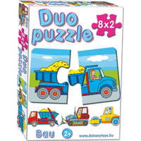 D-Toys &amp; Games Duo puzzle gyerekeknek 8x2 db-os - Munkagépes