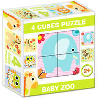 D-Toys &amp; Games Mesekocka baby zoo 4 puzzle