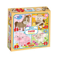 Dohány Kft. Meine Ersten Puzzles Kirakós játékok farm téma