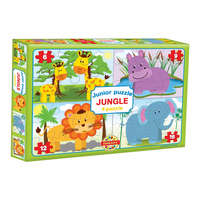 D-Toys &amp; Games Junior puzzle kirakós játék - Dzsungel állatai
