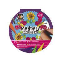 Creative Craft Group B.V. Mandala színező 25 oldalas - 15 cm-es kör alakú Pillangós