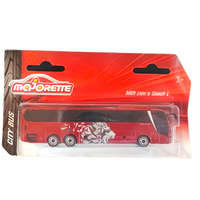 Simba Toys Majorette MAN City Bus - Piros oroszlános játék busz - Simba