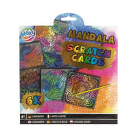 Creative Craft Group B.V. Karcolható kártyák 6 db-os mandala 19,5x19,5 cm