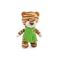 Orange Toys Tim a tigris - Plüss állat 18 cm - Orange Toys - zöld sálban