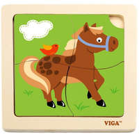 Viga Toys Puzzle 4 db-os (lovacskás)