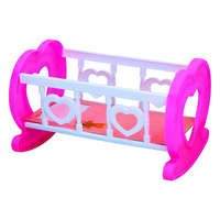 A.I.&amp; E. Játék baba bútor műanyag kiságy