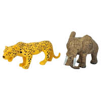 Nam Shing Toys Játék vadállat figura 2 db-os - elefánt és leopárd