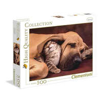 Clementoni High Quality Collection - Cica és Kutya 500 db-os puzzle - Clementoni
